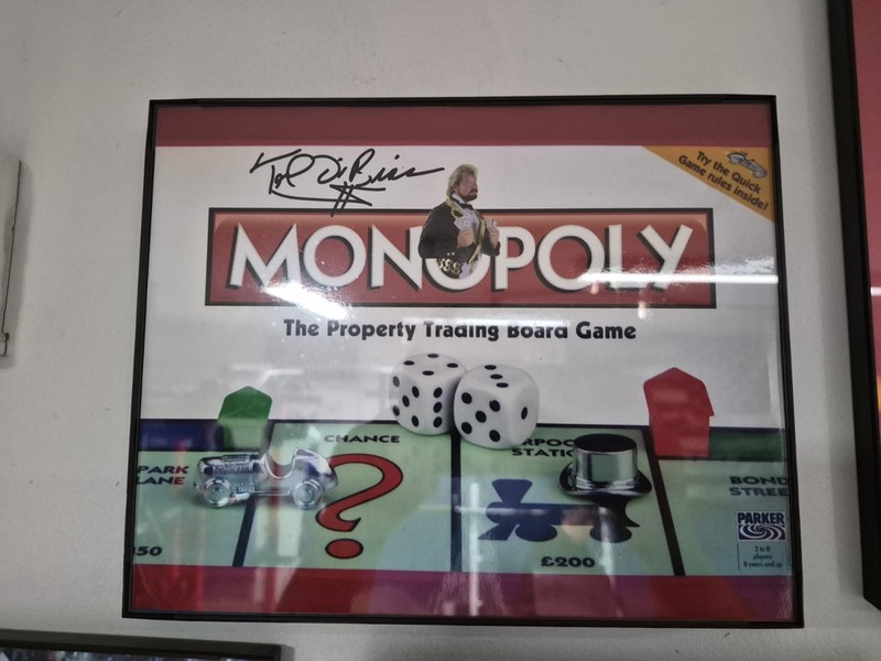 Ted DiBiase Million Dollar Man Monopoly Man WWE WWF NXT LEGEND ORGINAL AUTO 8x10