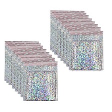 5x5" Holographic Bubble Mailers Mail Bags Jewelry Shipping Bag Self Seal Padd...