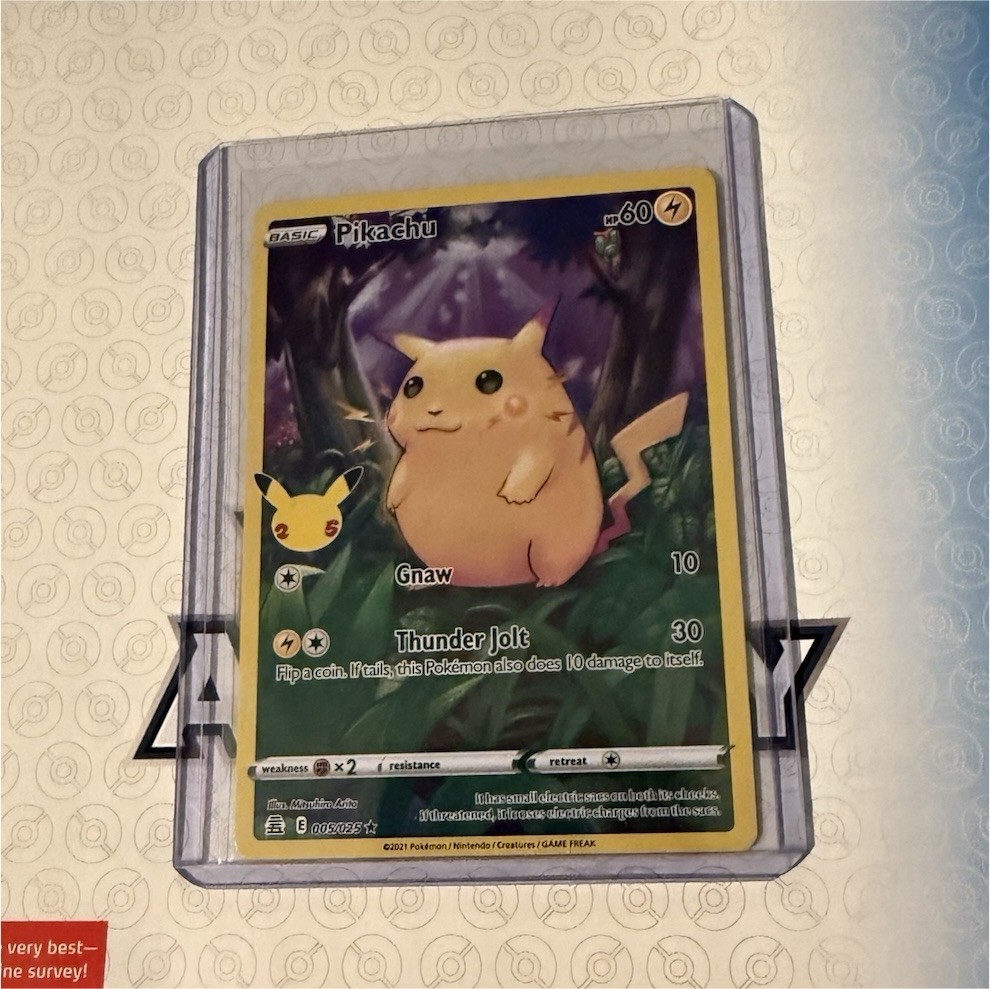 Pokémon Pikachu 005/025 Promo 