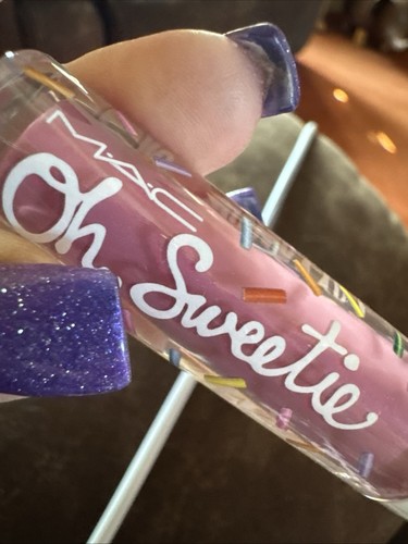 MAC Oh Sweetie Lipcolour Purple Panna Cotta 3.1ml Limited Edition - Picture 4 of 8