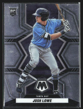 2022 Panini Mosaic Josh Lowe Black Mosaic #246 RC