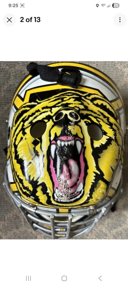 ITech Boston Bruins Goalie Helmet - Image 2 of 4