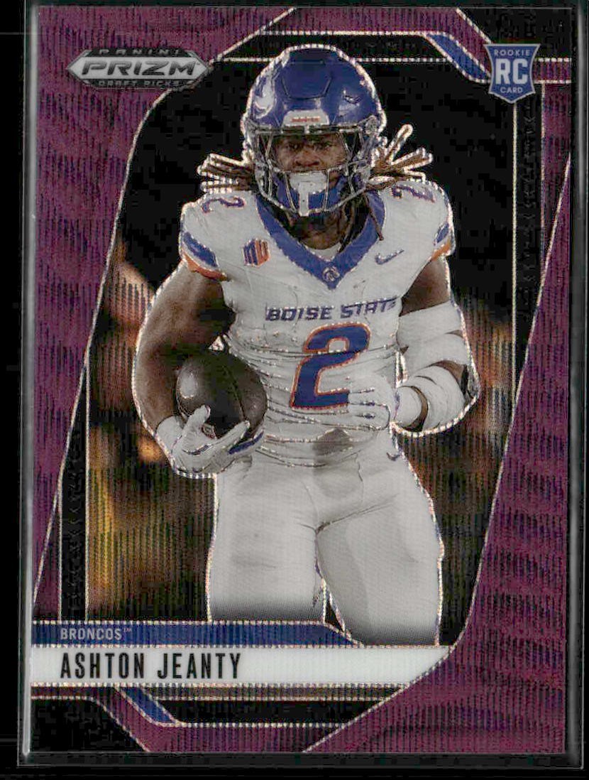 2025 Panini Prizm Draft Picks #13 Ashton Jeanty Prizms Purple Wave