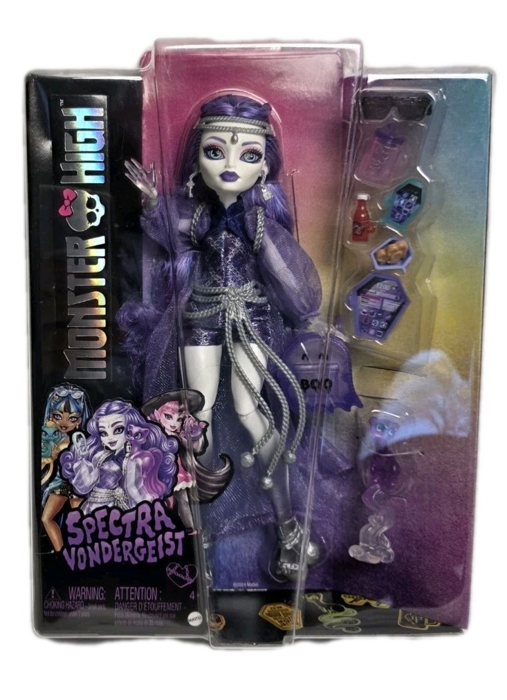 Monster High Doll Spectra Vondergeist 2024 Mattel. New In Pa