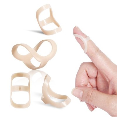 UAKIKAU Oval Finger Splint 8 pcs, Splints large(5,6,7,8,9,10,11,12) 