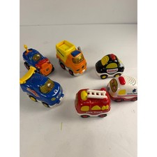 VTech Go Go Smart Wheels Set of 6 Fire Truck Police Car Ambulance Dump Truck Toy