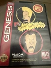 MTV's Beavis and Butt-Head Sega Genesis W/Case & Manual Tested Working