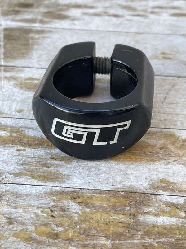 Vintage  GT BMX Seat Post Clamp Black