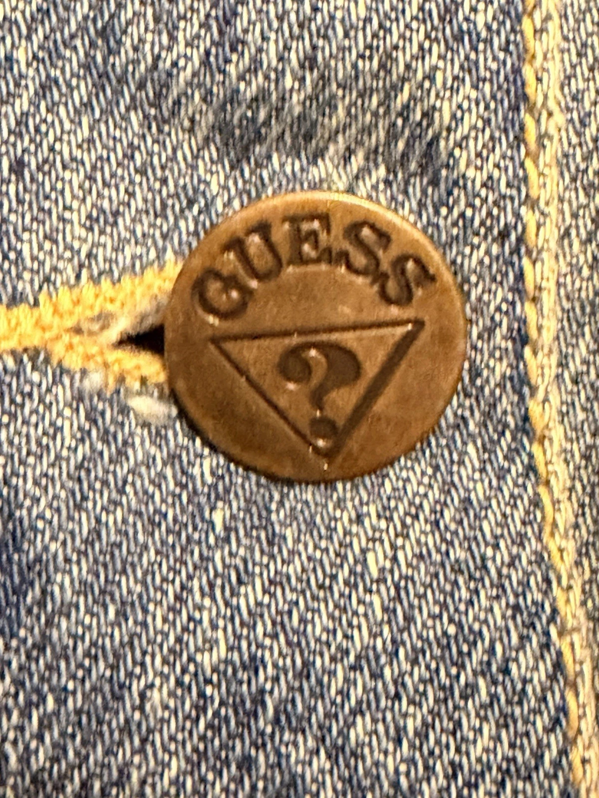 Vintage 80s GUESS Georges Marciano Denim Jacket Flying High Soutache Rope Trim L image 15