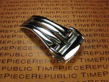 18mm Deployment Buckle Swiss 316L Stainless Clasp Polish for OMEGA Seamaster x1
