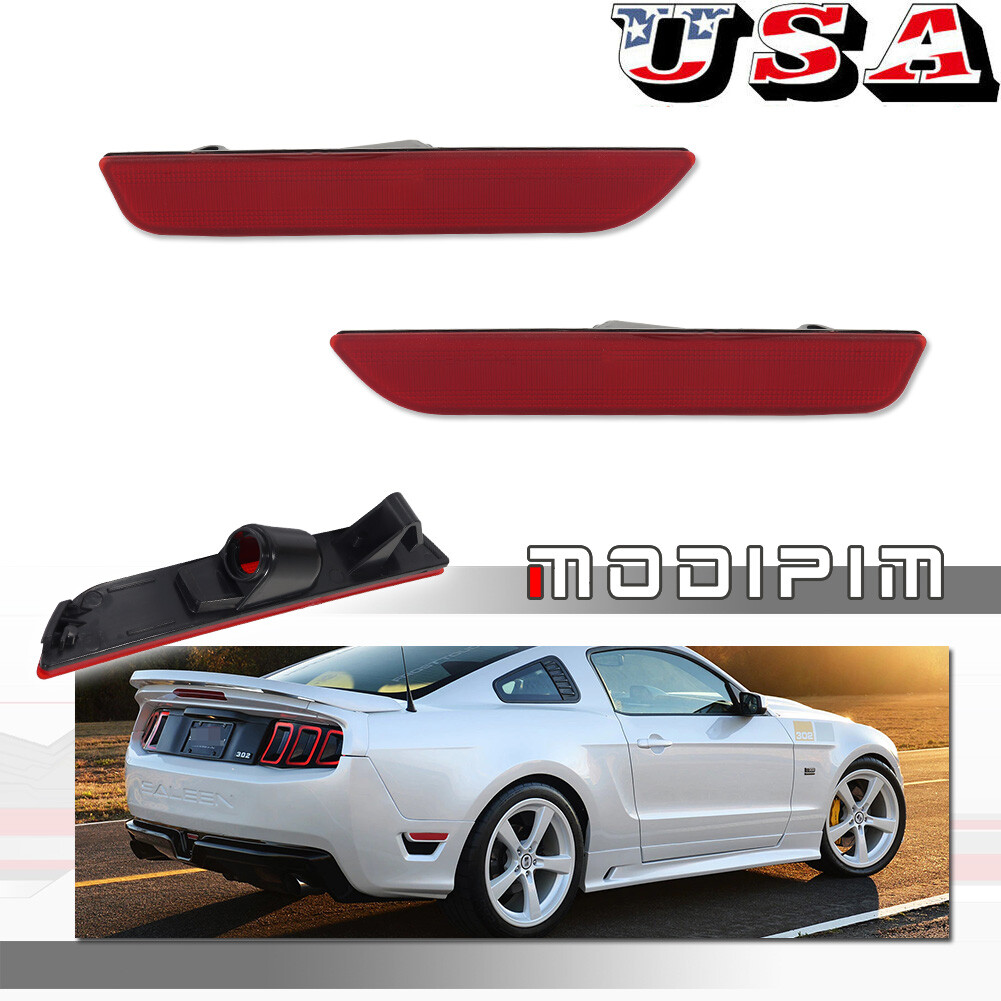 OEM Ford Mustang Rear Passenger Side Red Reflector Light - 2010-2014 Models 6 thumbnail image