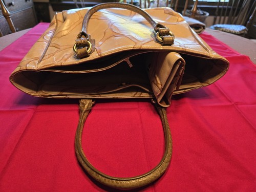 Brahmin Geldbörse Handtasche mit Portemonnaie, Scheckbuchhülle, Schlafsack beige hellbraun - Bild 7 von 20