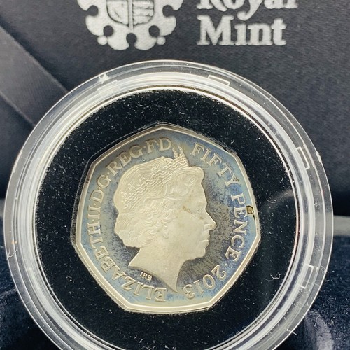 SCARCE 2013 ROYAL MINT SILVER PROOF BENJAMIN BRITTEN ANNIVERSARY 50P PENCE COIN - Picture 5 of 7