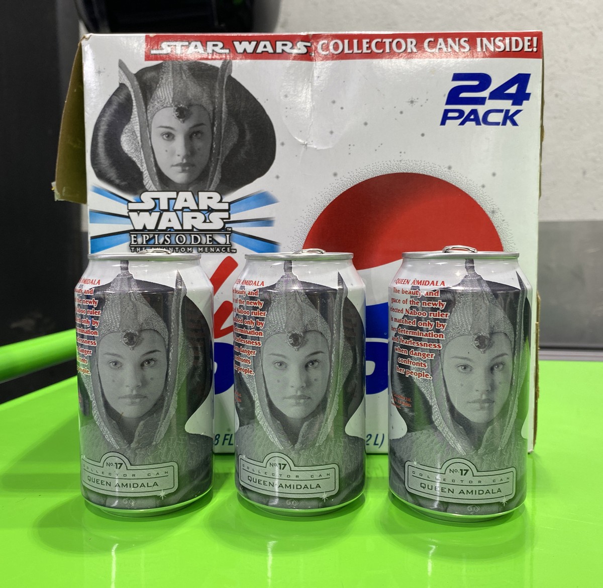 Star Wars Episode 1 Diet Pepsi box with 24 cans | eBay