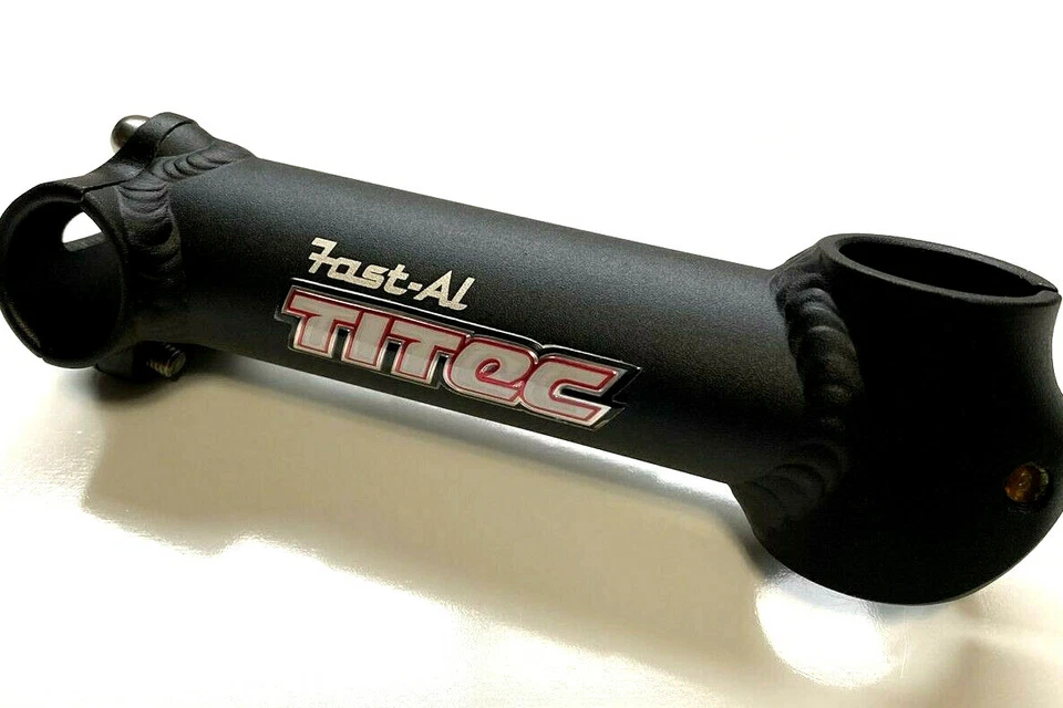 Titec Fast AL 2 Bolt 135mm 0° 1-1/8"  threadless stem 25.4mm clamp Vintage NOS - Image 2 of 4