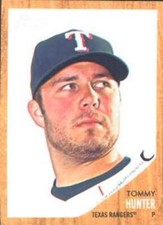 2011 Topps Heritage #324 Tommy Hunter NMMT Rangers  ID:7499