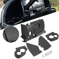Golf Cart Dashboard Cover Kit w/ Cup Holder Dash Mat For Club Car Precedent 08+