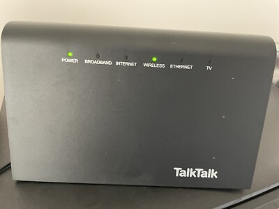 Huawei HG633 Talktalk Wifi Router N ADSL2+ Broadband with Power Supply ...