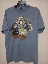 Bandeliers Native Western T-shirt Size M Islander USA MADE Vintage 1990s