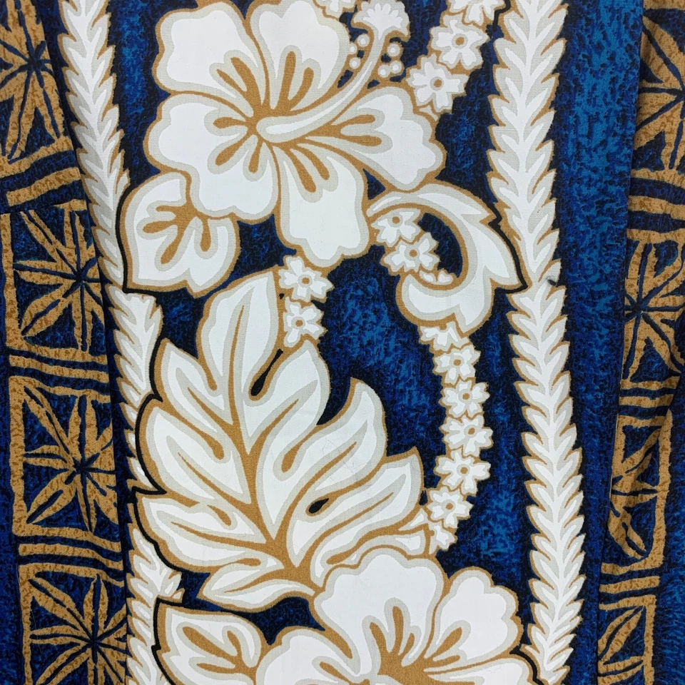 Maxi Vestido Vaina Hawaiano Vintage Royal Creations Hawaii Talla S Aloha Tropical Foto 4 de 4