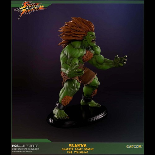 POP CULTURE SHOCK PCS Street Fighter Blanka Savage EXCLUSIVE ¼ Scale Statue NEW - Picture 9 of 10