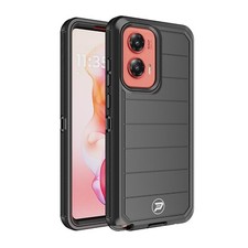 for Motorola Moto G Stylus 2024 Rugged Triple Layer TPU/PC Lined Case