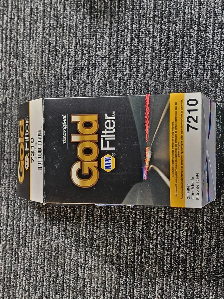 (CANTIDAD 6) Filtro de aceite Napa Gold 7210 para Volkswagen Passat Beetle Golf Jetta 96-06 Foto 2 de 4