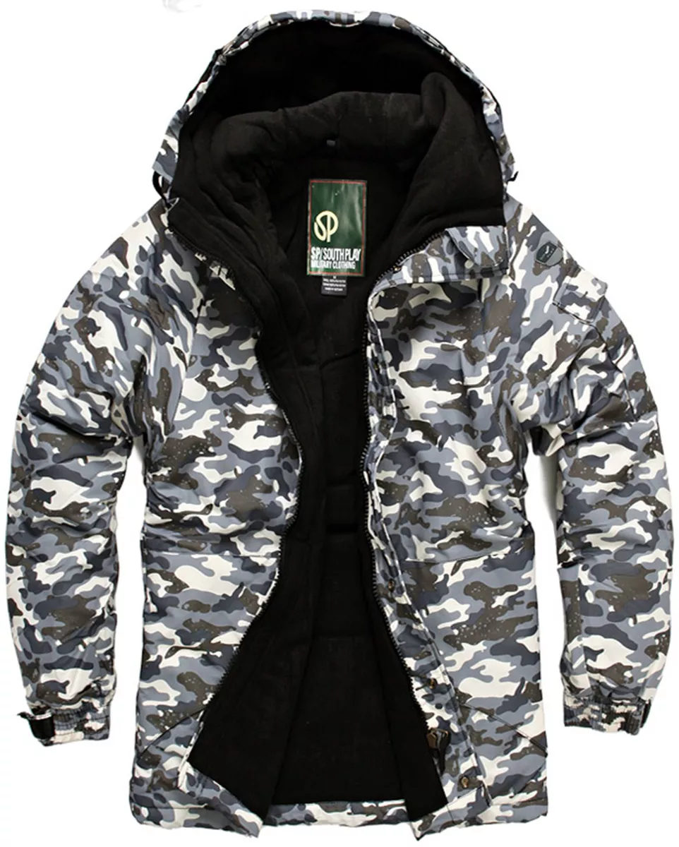 SOUTH PLAY Mens Quality Ski Snowboard Jacket Jumper Parka SM MILITARY S-3XL  | eBay