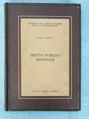Regionales öffentliches Recht Luigi Scurto Universität von Palermo