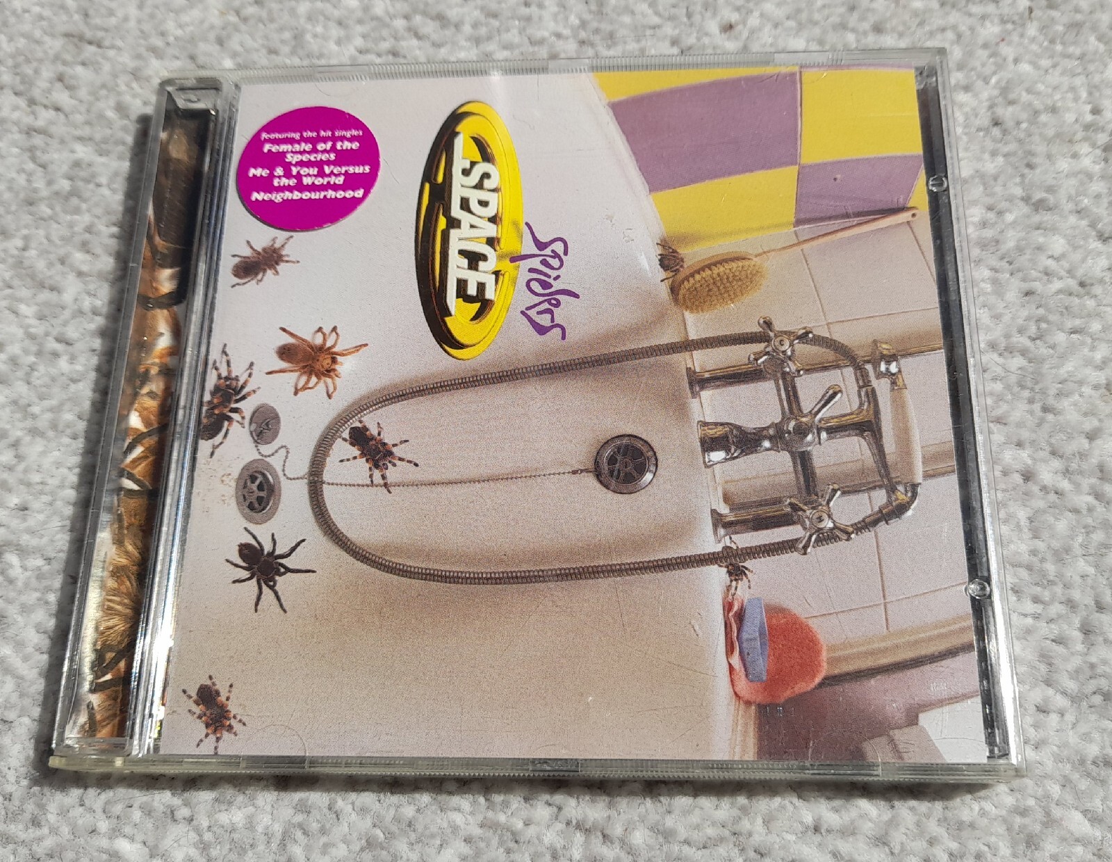 Spiders by Space (CD, 2005) Female of the species c/w original hype sticker