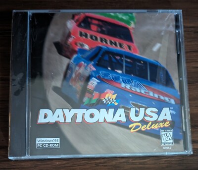 Brand NEW Daytona USA Deluxe PC CD-Rom Factory SEALED Jewel Case SEGA Arcade 