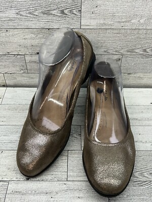 Clarks Collection Flexible Slip-On Flats Jenette Ease Pewter Suede 8M