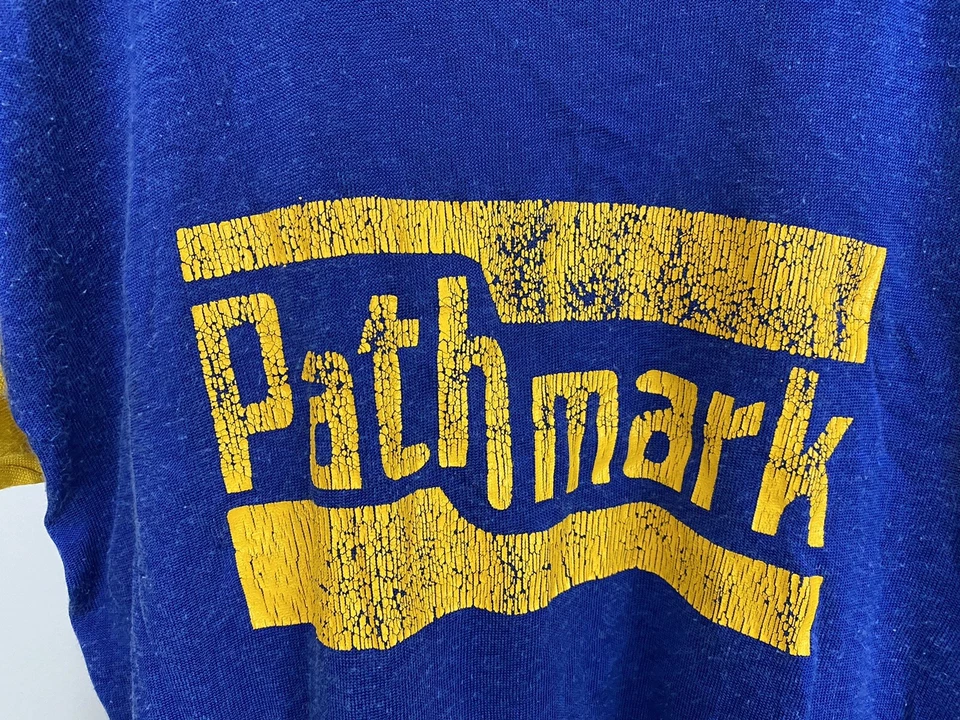 Camiseta deportiva universitaria Pathmark Supermarket Chain años 60 70 rara de colección talla L 42-44 Foto 4 de 4