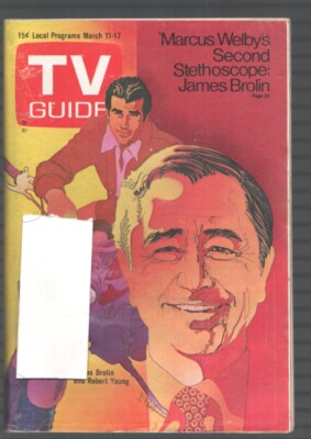 MAG: TV Guide 3/11/1972-James Brolin-Robert Young-Marcus Welby-Eastern Illinois