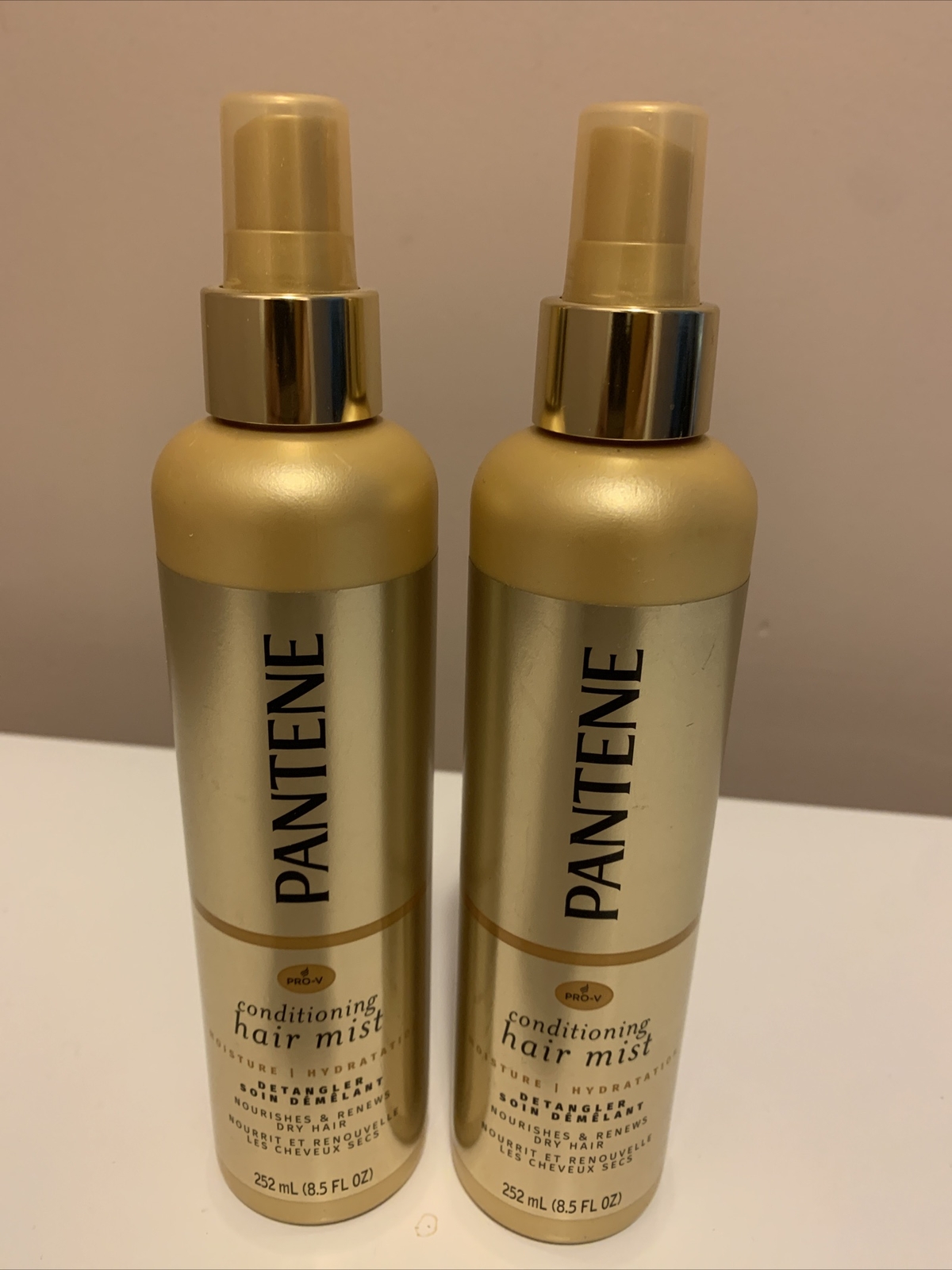 Lot of TWO Pantene ProV Moisture Hydration Conditioning Hair Mist