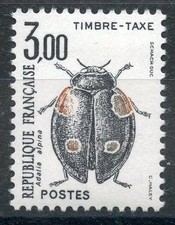 STAMP / TIMBRE DE FRANCE TAXE N° 111 ** INSECTES / COLEOPTERES