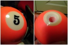 5 Five Pool Billiard Ball Gear Shifter Shift Knob Jeep Car Truck 5 Five Pool Billiard Ball Gear Shifter Shift Knob Jeep Car Truck