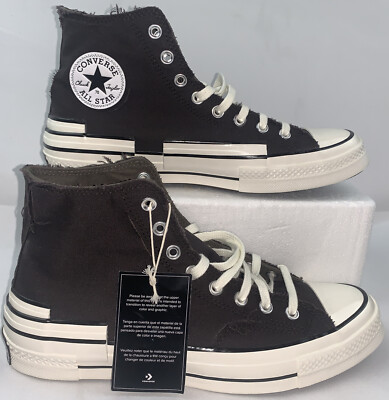 Converse Chuck 70 Hacked Heel Edge Hi Brown Skate Shoes Men's Size 9 Women's 11