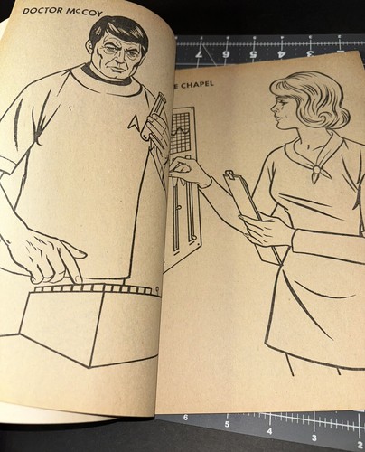 Vintage 1979 STAR TREK Coloring Book UNUSED! Clean Very Good NM - Picture 7 of 16