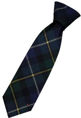 Mens Wool Tie in Scottish Woven MacNeil of Barra Modern Tartan