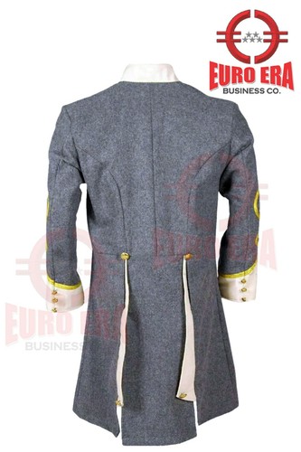 New Civil War Confederate General Military Officer Frock coat, double breasted - Picture 4 of 4