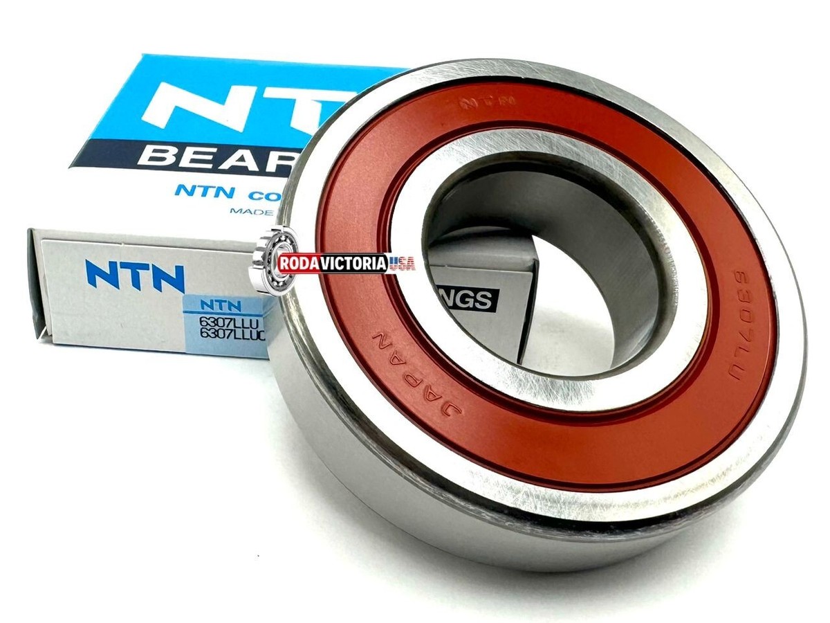 NTN 6307 LLU C3/5K DEEP GROOVE BALL BEARING, RUBBER SEALED