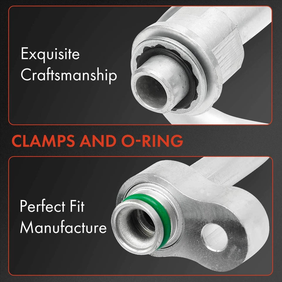 Línea de descarga de manguera de aire acondicionado para Ram ProMaster 1500 2500 3500 2014-2018 2020 V6 3,6 L Foto 3 de 4