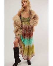 New Free People Robe longue Into The Nights Dress Size Medium