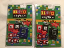 NEW * 1997 NANO FIGHTER SUPREME SUMO * PLAYMATES VIRTUAL GAME * BLACK or BLUE