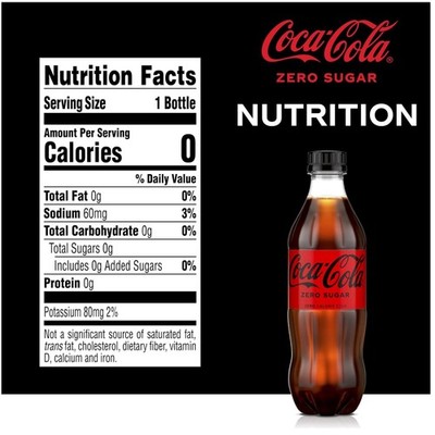 Coke Zero Sugar 12-Pack, 16.9 fl oz Refreshment