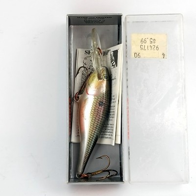 Rapala Shad Rap SR08 Crankbait 3'' w/ Box & Insert Unfished NIP Fishing Lure