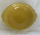 Vintage Frankoma Yellow 40B Dish/Bowl Scalloped Edges