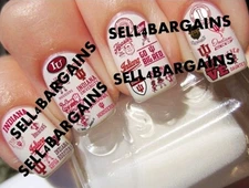 60 New 2025 Indiana Hoosiers 30 Different Designs》Salon Quality Nail Art Decals