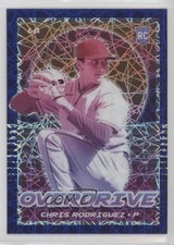 2021 Panini Chronicles Overdrive Blue Velocity Prizm Chris Rodriguez #3 07pa
